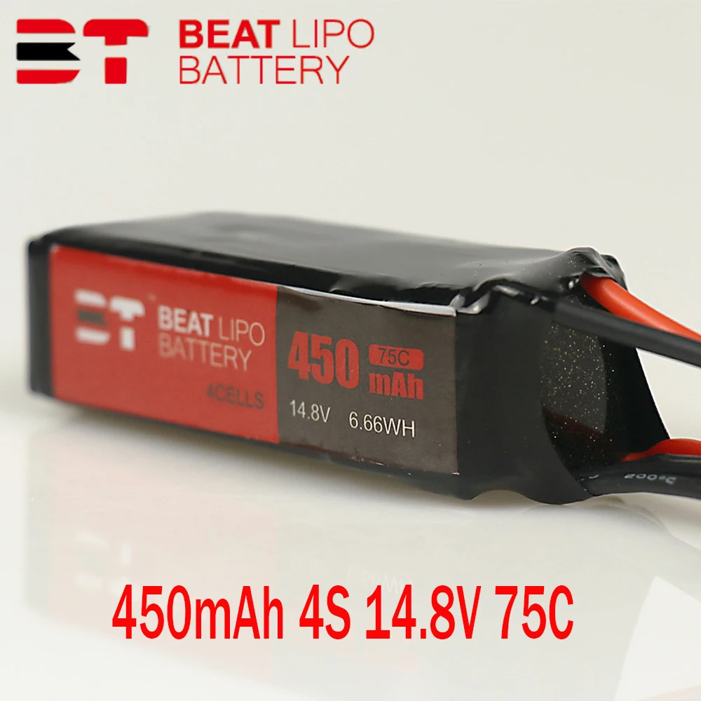Батарея BEAT LIPO X Series 450mAh 4S 14 8 V 75C FPV Crossing Machine BATTERY | Игрушки и хобби