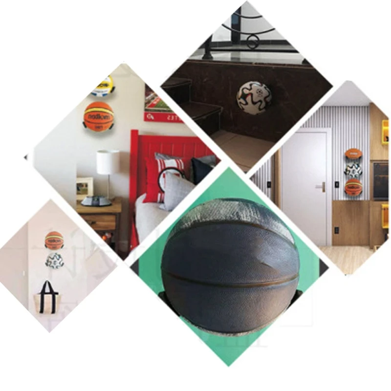 Перфорация-свободный шарик держатель стеллаж настенный для спорта баскетбола