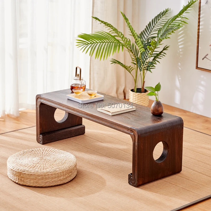 Античный деревянный стол для пианино прямоугольный чайный и журнальный столик