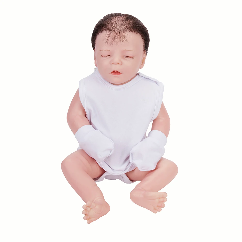 

NEW Toddler Reborn Baby 45CM Silicone Body Bebe Reborn Dolls For Children Birthday Gift Toy