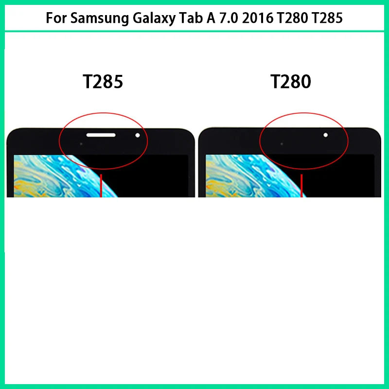 

New For Samsung Galaxy Tab A 7.0 2016 SM-T280 SM-T285 T280 T285 LCD Display Touch Screen Panel Digitizer Sensor Assembly Replace