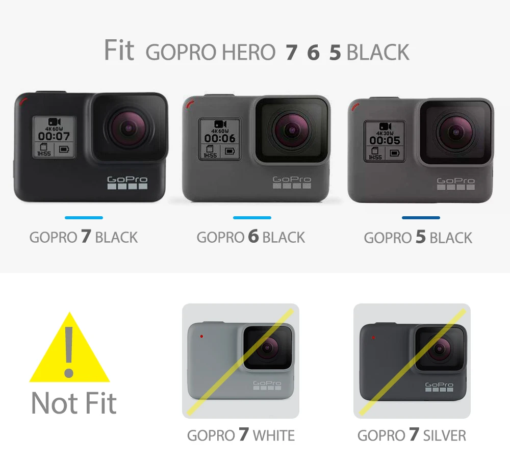 Vamson для Hero 7 6 5 водонепроницаемый 45 м подводный с креплением на основание защитный