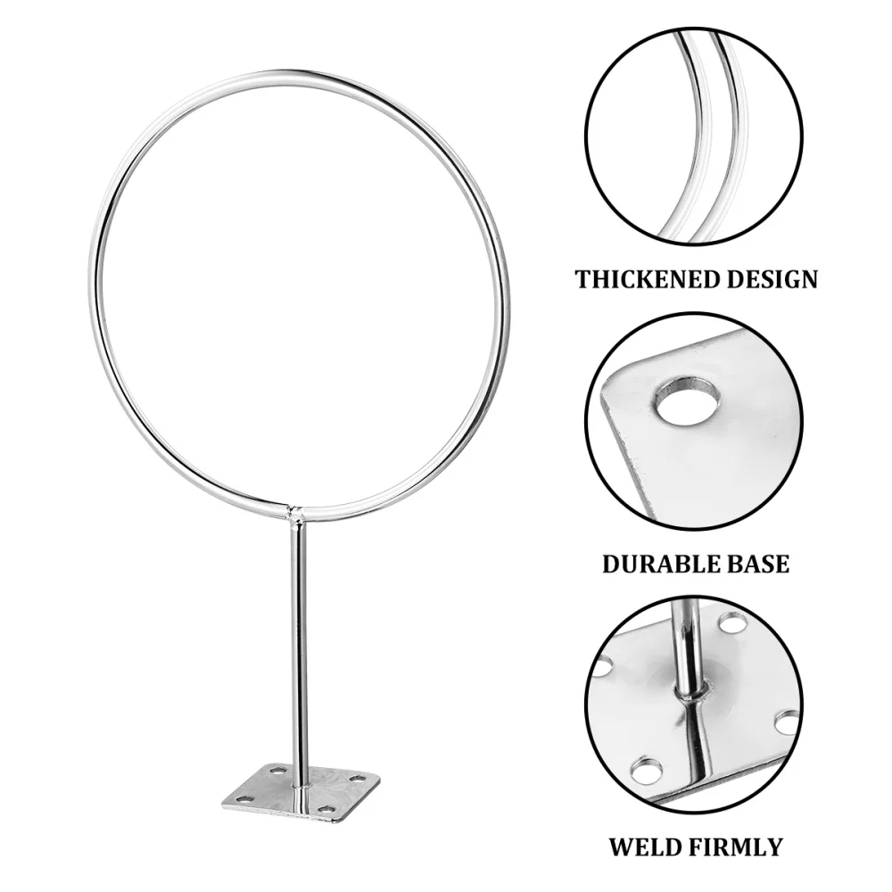 

VORCOOL 2PCS Stainless Steel Wall Mount Sports Rack Display Holder for Basketball Soccer Football Volleyball Exercise