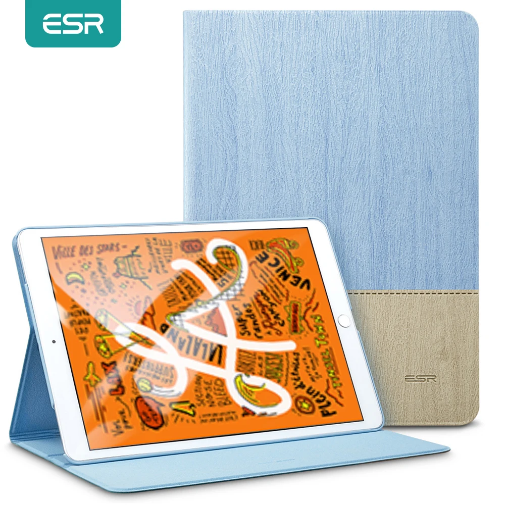 Чехол ESR для iPad mini 5 2019/ipad 4 Оксфордский смарт чехол из искусственной кожи книжка с