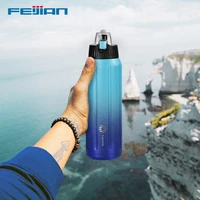 feijian thermos flasksdouble wall vacuum bottleclassic army green water bottle 1810 stainless steelsuitable for outdoor spor