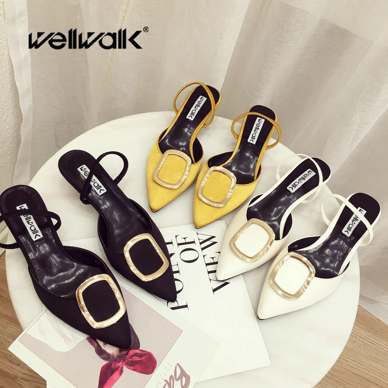 Wellwalk/босоножки на высоком каблуке женская модельная обувь брендовые босоножки с