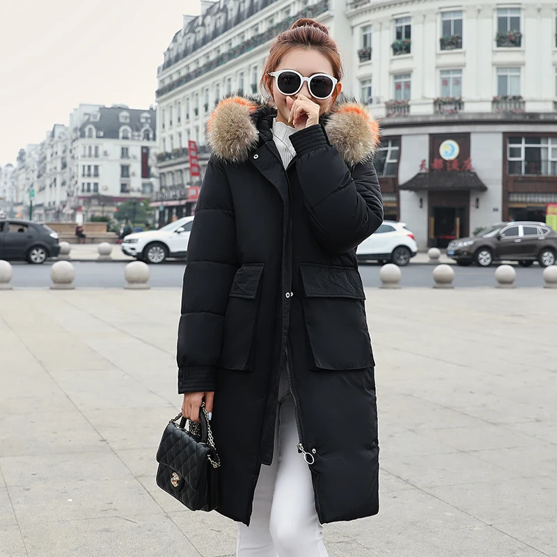Зимнее женское пальто ZQLZ новинка 2020 свободная хлопковая парка с капюшоном и