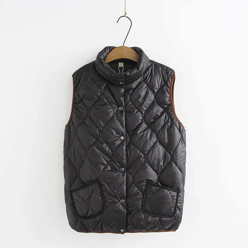 Повседневные жилеты больших размеров осенне зимняя женская одежда модные