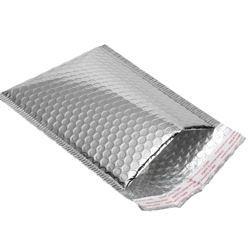 

10/20/30/50 Sliver Paper Bubble Padded Mailers Envelopes Gift Bag 150x180mm Bubble Mailing Envelope Bag Packaging Shipping Bags