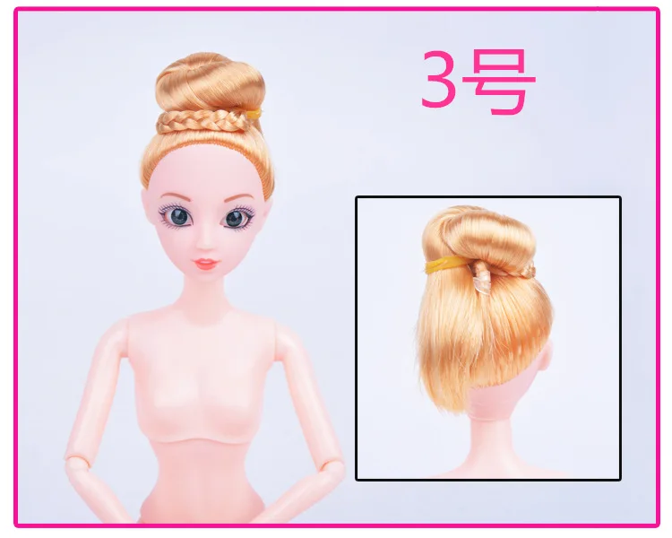 12 подвижных шарниров Игрушки Кукла тело с головой женская фигура обнаженное