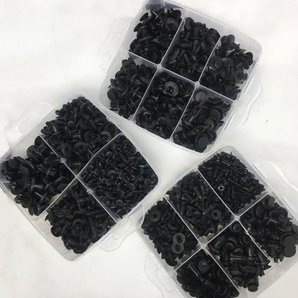 

1 Set/635 Pcs Car Rivet Fastener Retainer Push Pin Body Bumper Rivet Trim Moulding Retainer Clip Accessories Kit with Screwdrive