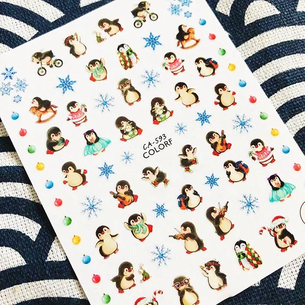 Новейшая 3d наклейка для дизайна ногтей dream fold CATS SOLO nail-111 Переводные картинки инструмент DIY Инструменты для украшения ногтей - Цвет: CA-593