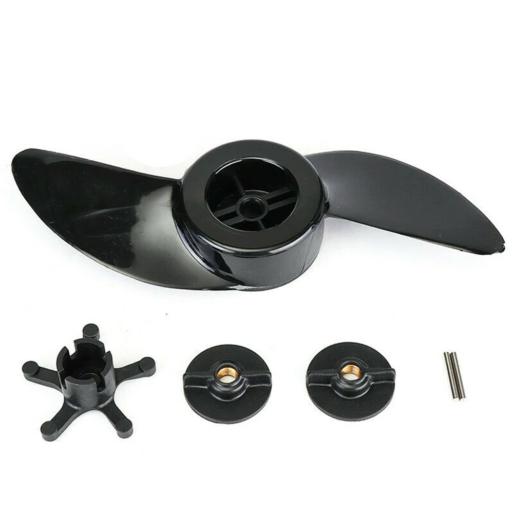 

Boat Propeller Outdoor Marine Stable Durable Practical Fishing Surfing Outboard Motor 2 Blades Easy Install For Haibo ET34L