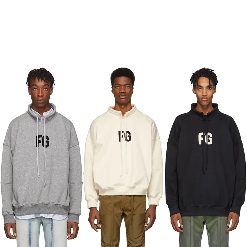 Флокирование FG письмо Essentials свитшоты FOG Crewneck Толстовка для мужчин и женщин