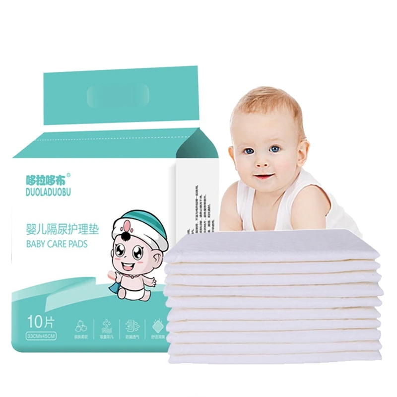 10 шт. одноразовый детский подгузник водонепроницаемый коврик для ухода за