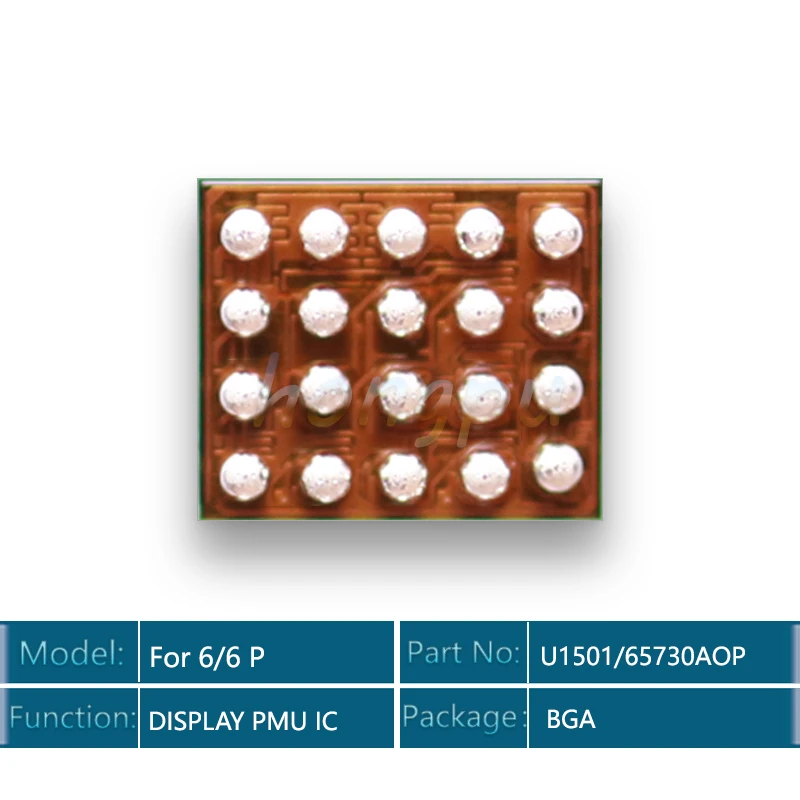 25 шт./лот для iphone 5S U3 5/5C/6/6 plus U1501/6S/6S U4000 7 U3703 6 ЖК-дисплей PMU IC TPS65730A0PYFF 65730 20pin |