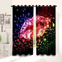 red lip curtain half shade high quality curtains for room living room kids room plane drapes