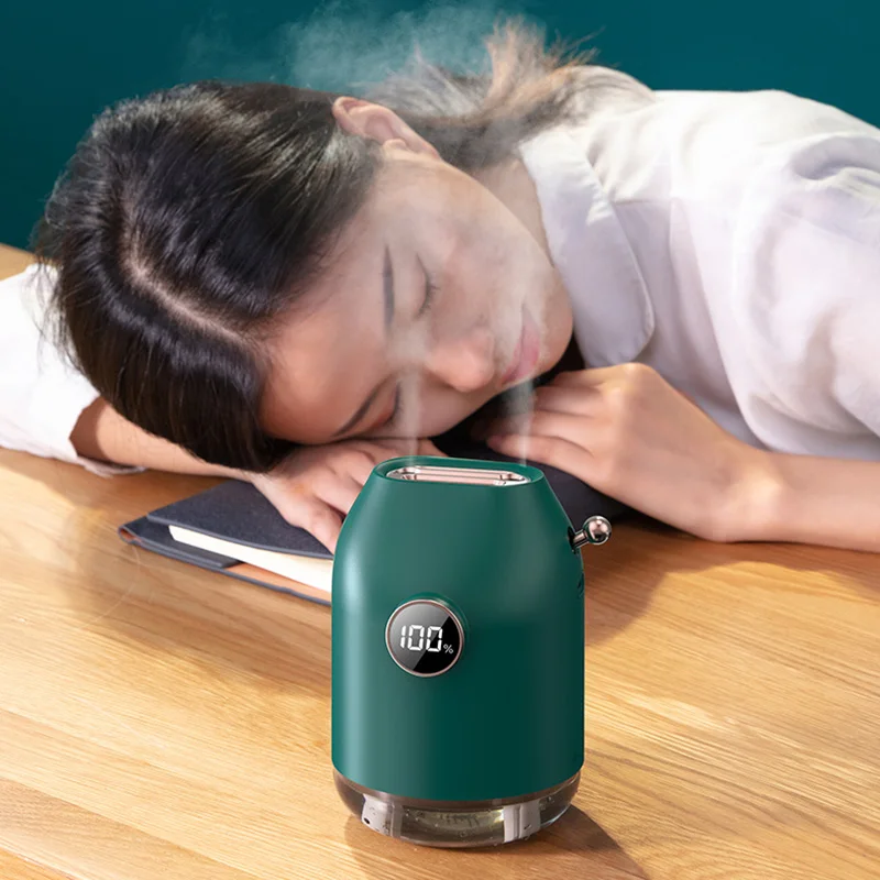 

MJM-01K Modern Series Dual Spray Humidifier Dual Outlet Fog Power Display Retro Look Large Capacity