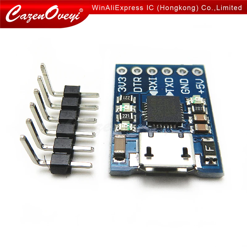 1 шт./лот 6Pin CP2102 MICRO USB a UART TTL модульный преобразователь серии UART STC IRE FT232 в наличии
