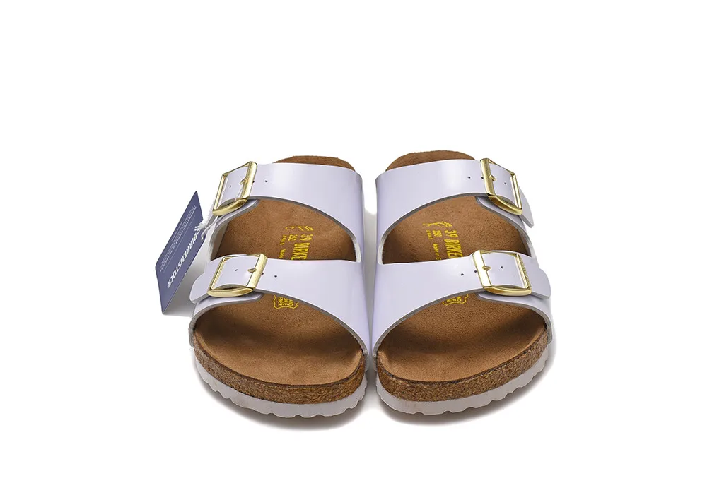 Birkenstock Arizona летние мужские и женские сандалии на плоской подошве пробковые