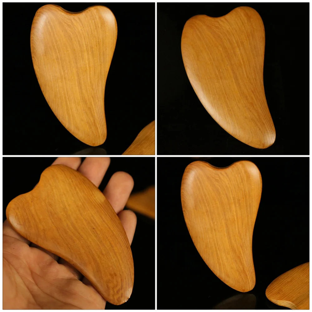 

2pcs Wooden Scraping Tool Scraping Board Facial Care Scraping Plate