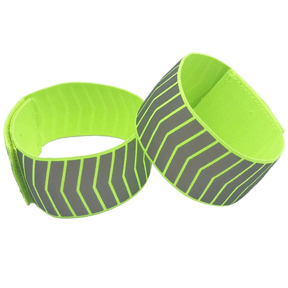 

Safety Reflective Arm Band Arrow Mark Wrist Belt Sports Night Running Cycling High Visibility Safety Reflector Tape Straps