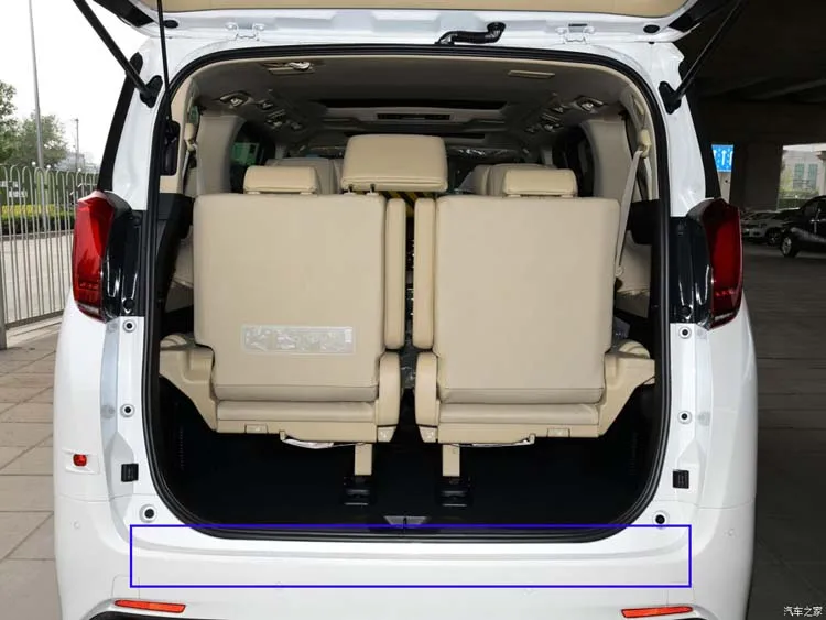 Для Toyota Alphard Vellfire AH30- задний бампер защитное стекло подоконник наружные Багажники декоративная пластина педаль