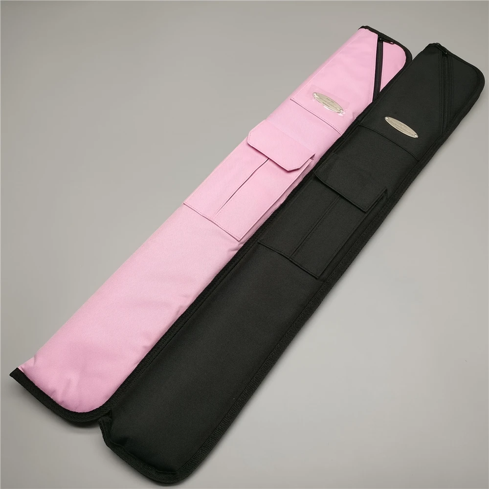 Mcdermott Чехол для кия 1x1 Мягкий Нейлон Черно-розовый 1/2 Бильярд Карамбольный Бассейн 1 Бампер и Вал Бильярдные Принадлежности включенные.