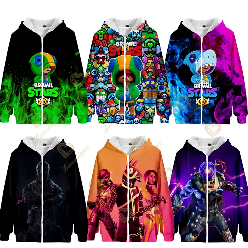

Crow Leon and Star, Shoot Game 3D Print Thick Fleece Hoodie Sweatshirt Clothing Harajuku Hoodies Kids Tops Men 2020 Boys Girls