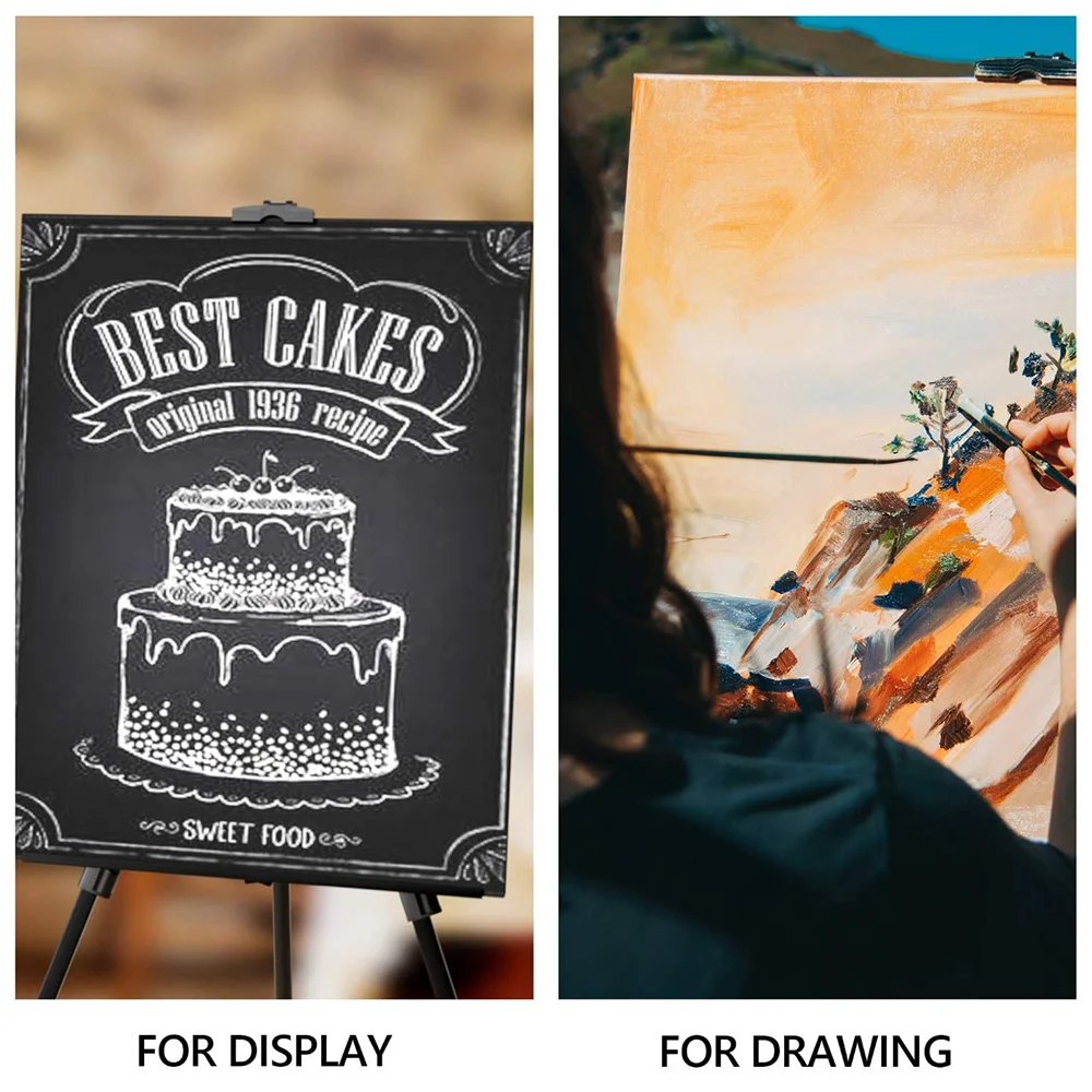 Мольберт Стенд штатив 160 см Регулируемая металлическая складная дорожная