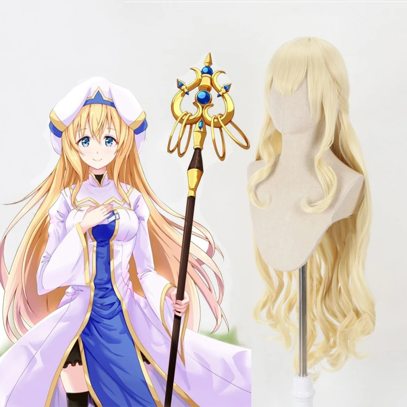 

Anime Goblin Slayer Cosplay Wigs Priestess Cosplay Wig Synthetic Wig Hair Halloween Carnival Party Women Cosplay Wig