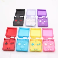 transparent clear white green purple black red gitd luminous for gameboy advance sp shell for gba sp console housing case cover