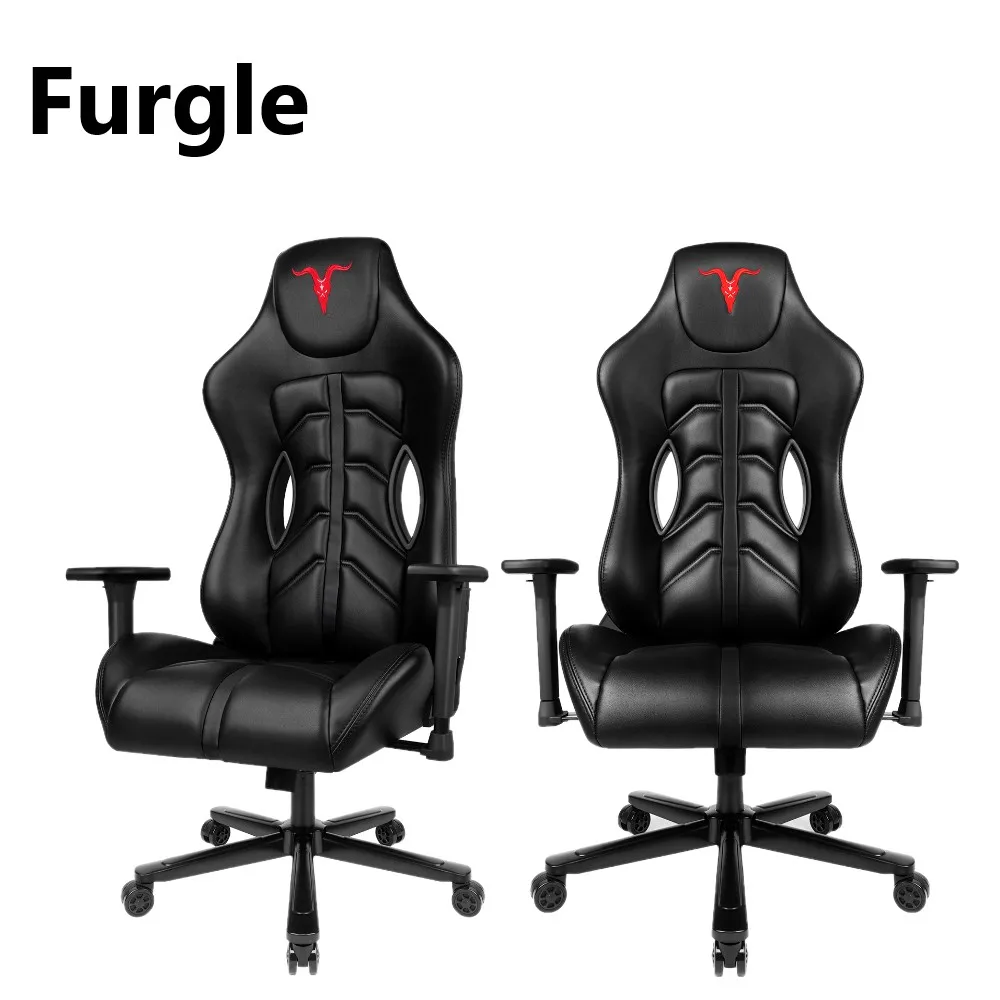 

Furgle GPRO Office Chair Memory Foam Gaming Chair Adjustable Tilt Angle 4D Armrest Ergonomic High-Back Leather Computer Chairs