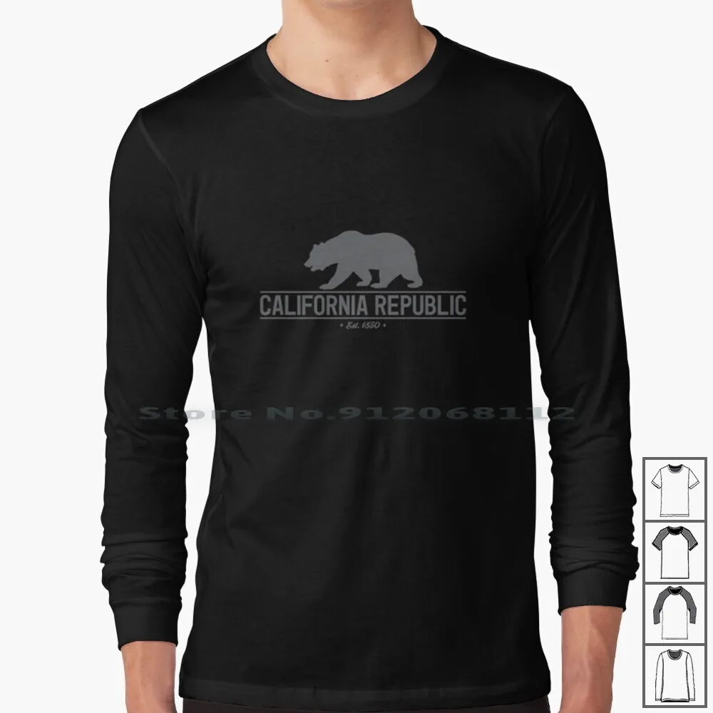 

California Republic Long Sleeve T Shirt California Cali Republic