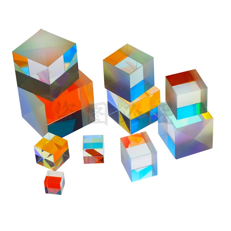 

15mm Cubic Science Cube Optical Prisma Photography with Hexahedral Prism Home Decoration Prism Glass