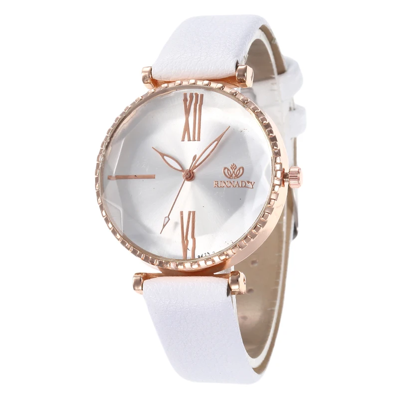 Многоугольные простые дизайнерские женские модельные часы с циферблатом