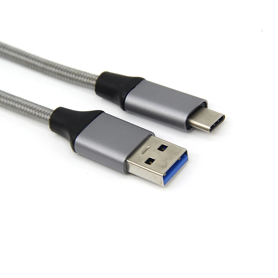 

USB 3.0A TO C aluminum alloy plug wire with programmed protection 5GBPS