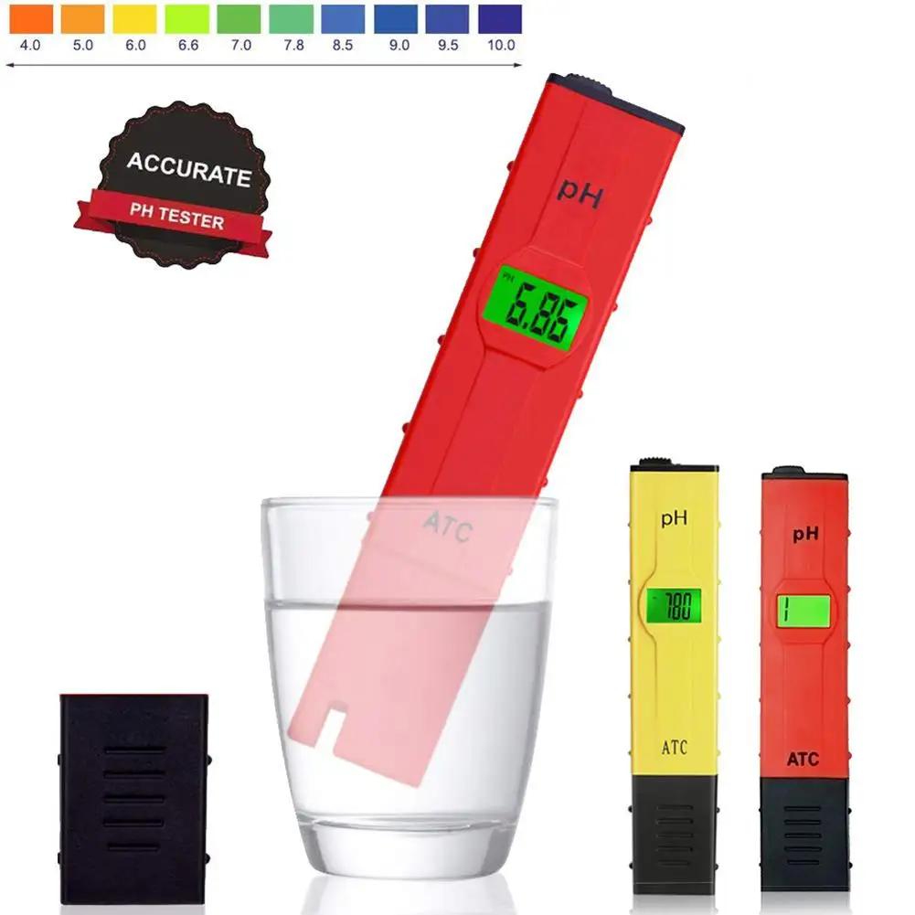 Измеритель Качества Воды ручной PH тестер из цинкового сплава с ЖК дисплеем и