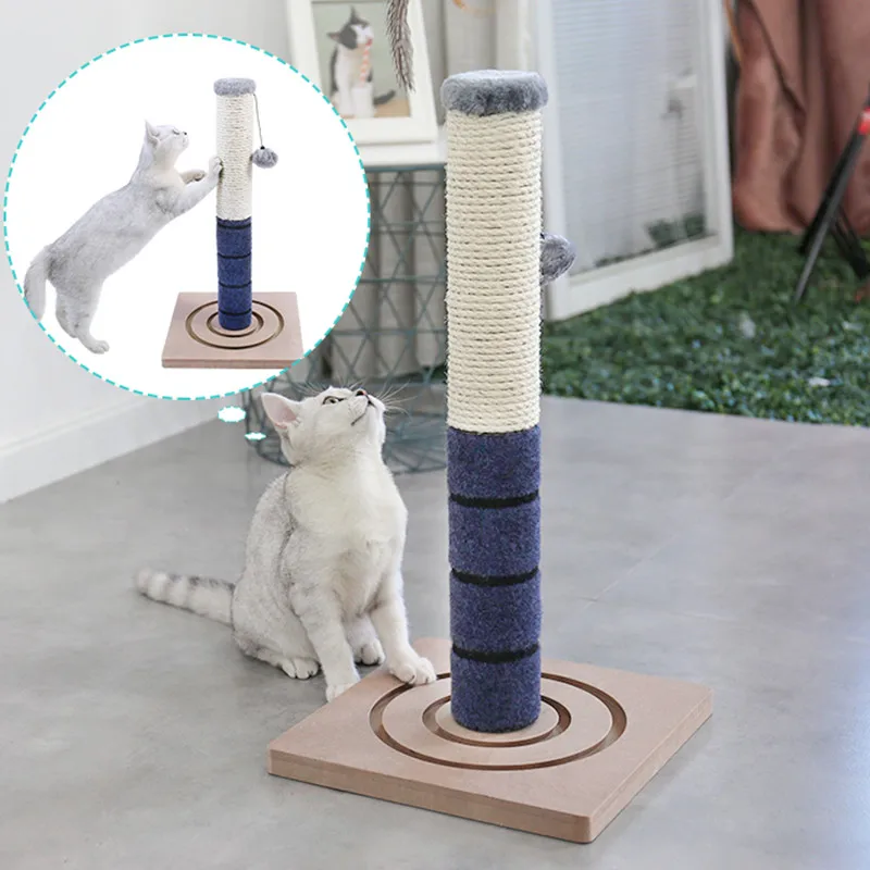 Маленькая кошачья Когтеточка Sisal для скалолазания инструмент ползания дерево