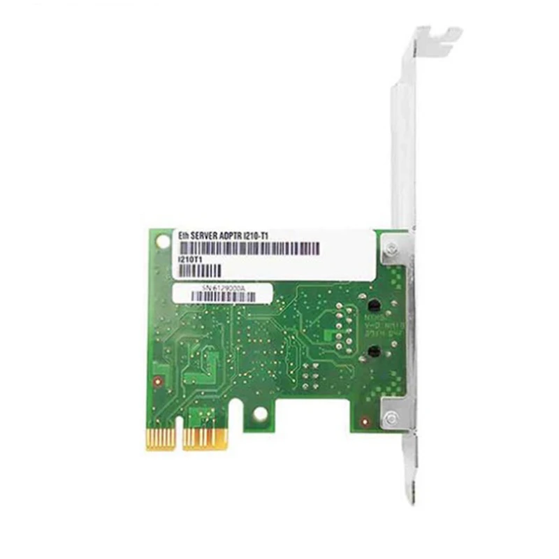 I210 T1 сервер Ethernet адаптер переменного тока для чип PCIe2.1 X1 RJ45 один Порты и разъёмы 1000
