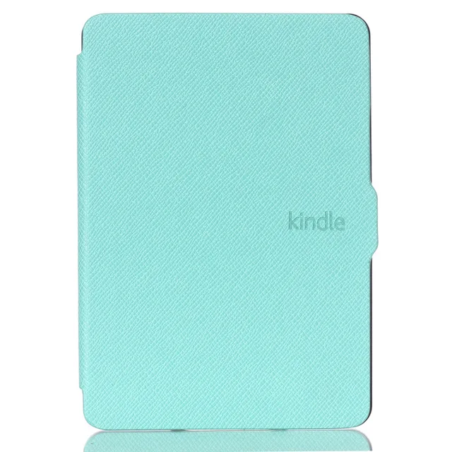mint Тонкий чехол для нового Amazon kindle paper white 4 Магнитный чехол умный защитный чехол-книжка для kindle paperwhite 4+ пленка - Цвет: mint
