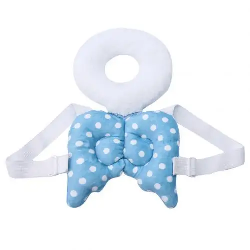 S Blue Cute Angle Baby Infant Toddler Newborn Head Back Protector Safety Anti-collision Pillow Safety Crawling Walking Cushion - Цвет: S Blue
