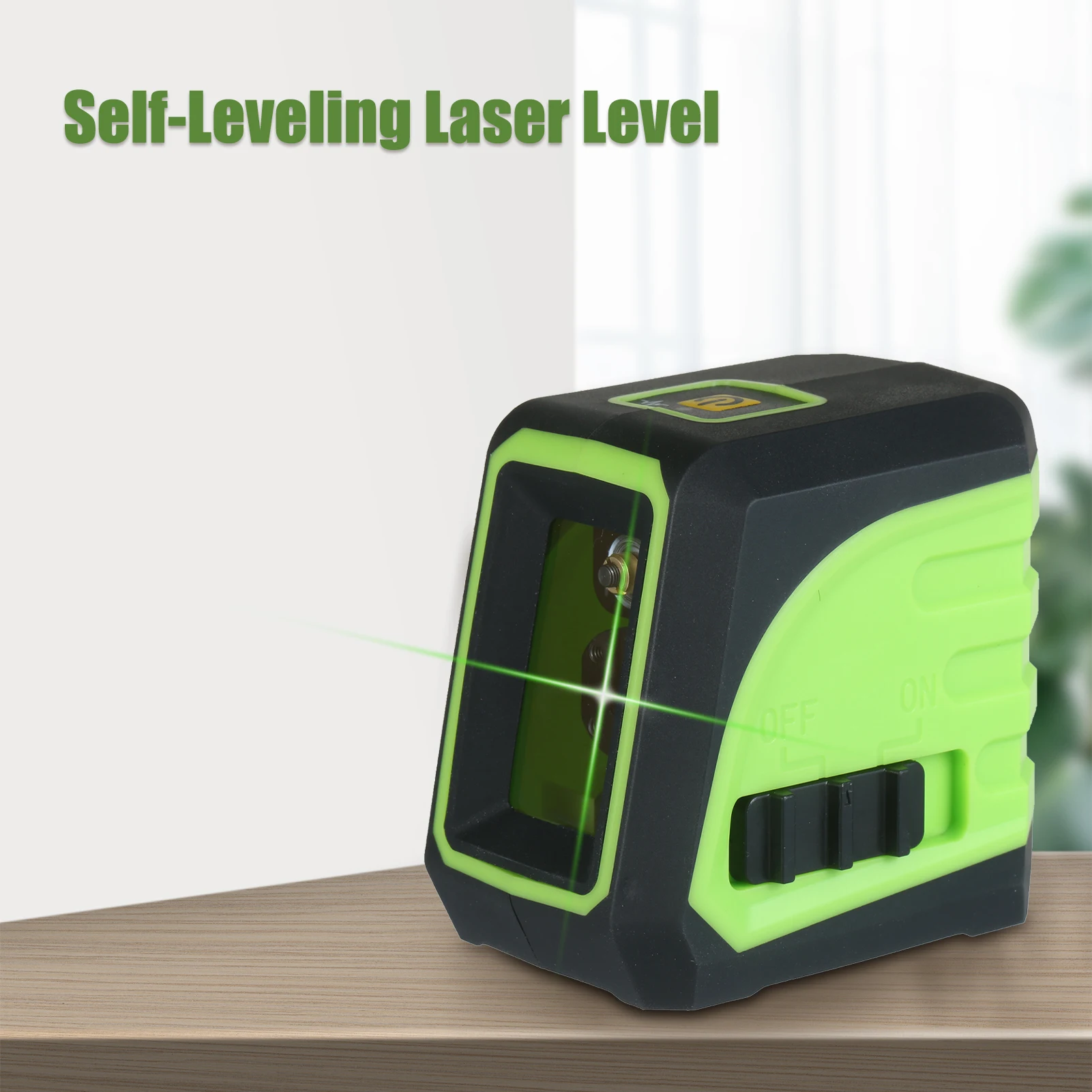 

Self-Leveling Laser Level Cross Line Green Beam Laser Level with Magnetic Mount Toolbag for Construction Picture Hanging