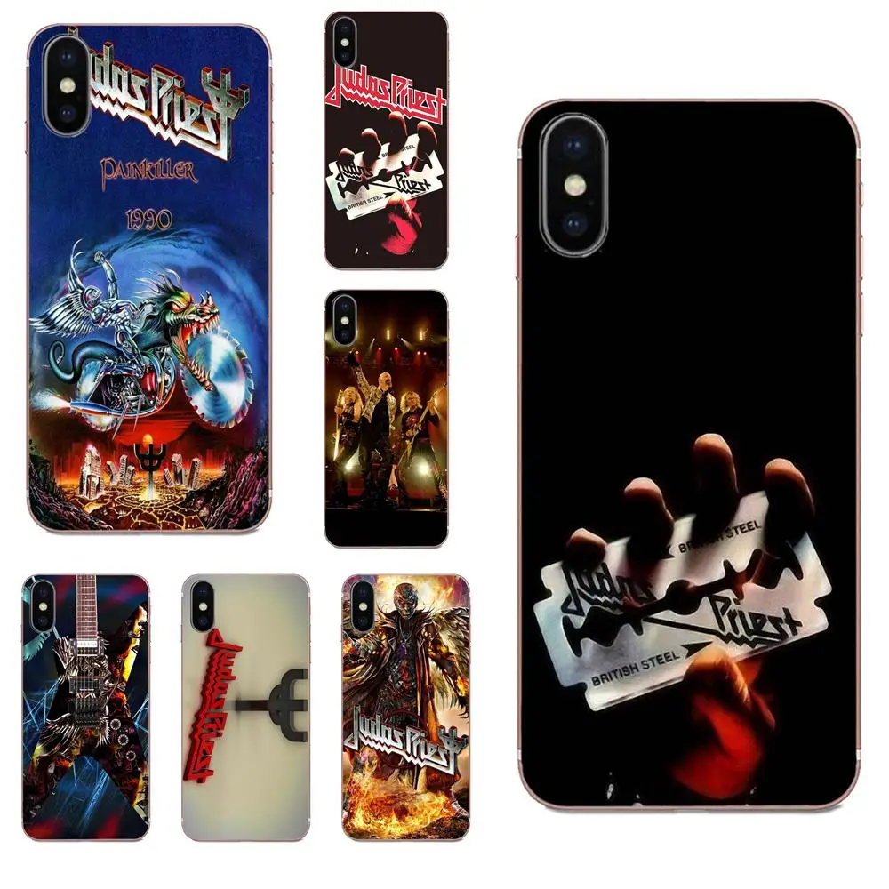 Halford Judas жемчуг Рок Группа Логотип печати для Samsung Galaxy A10 A20 A20E A3 A40 A5 A50 A7 J1 J3 J4 J5 J6 J7 2016