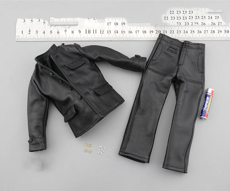 

1/6 Scale D80149 U Boat Leather Coat and Pants Model for 12''Body Accessories DIY