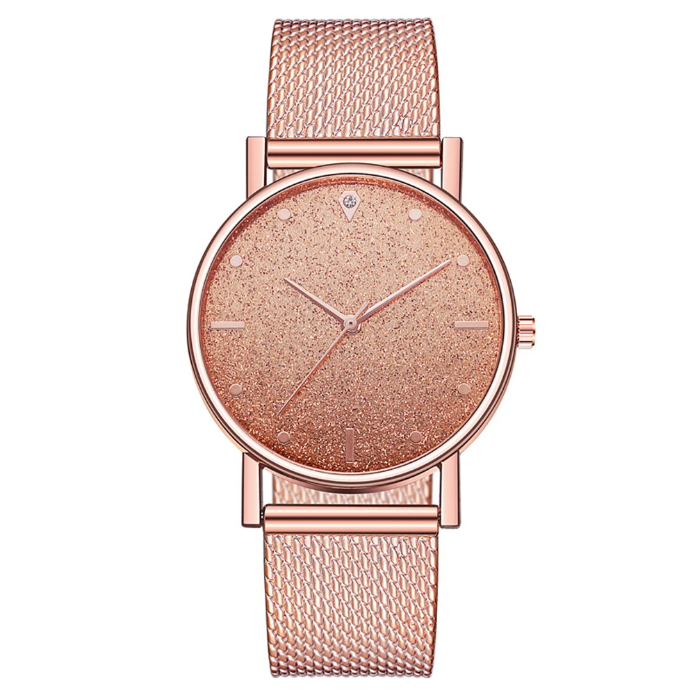 

Fashion Luxury Ladies Golden Rose Gold Watch Clock Analog Watch Women Dress Stainless Steel Band Analog Quartz Wristwatch