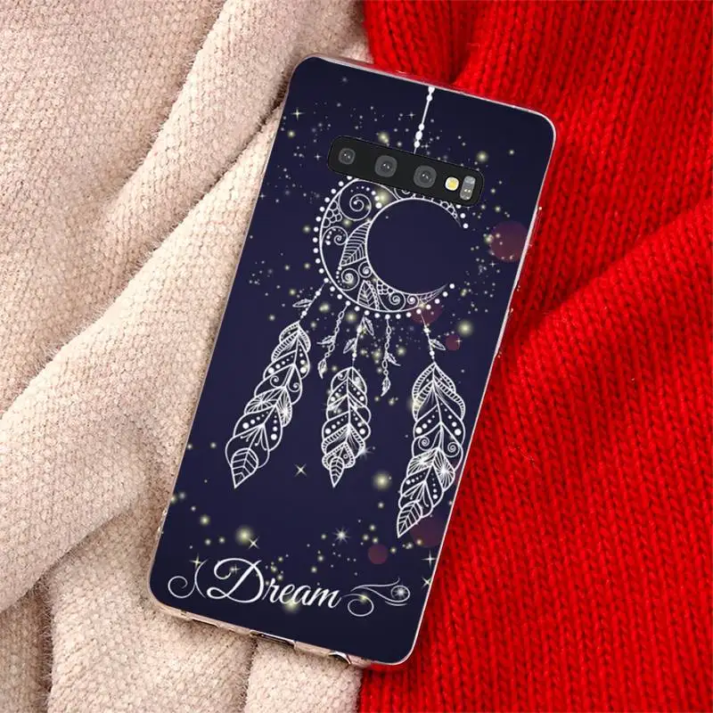 

Dream catcher watercolor pattern Phone Case For Samsung Galaxy S5 S7 S8 S9 S10 S10e S20 edge plus lite
