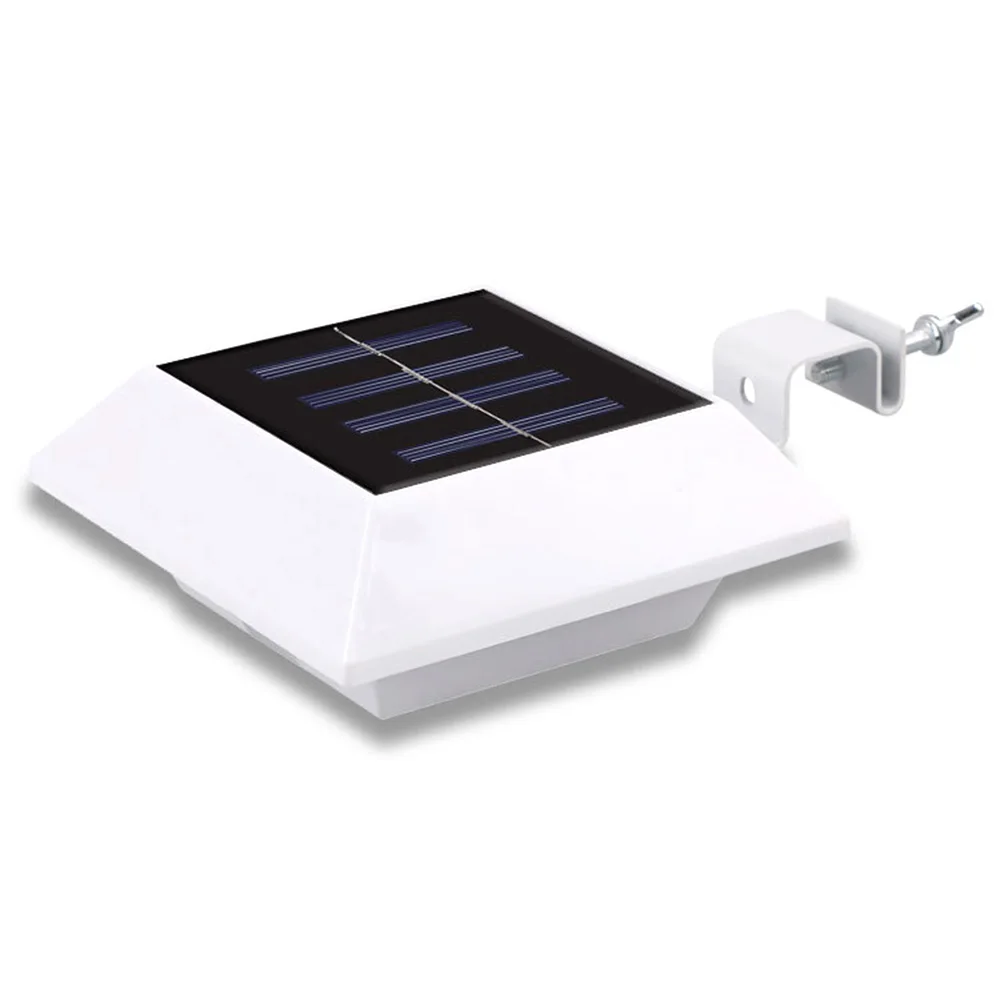 

6 LED Solar Fence Light Square Waterproof Fencing Safety Lamp Gutter Wall Light For Outdoor Garden Sink Courtyard Path