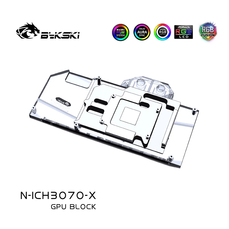 Bykski GPU Water Block use Inno3D RTX 3070 ICHILL IceDragon Super Edition / Twin X2 Graphics card Radiator N-ICH3070-X | Компьютеры и