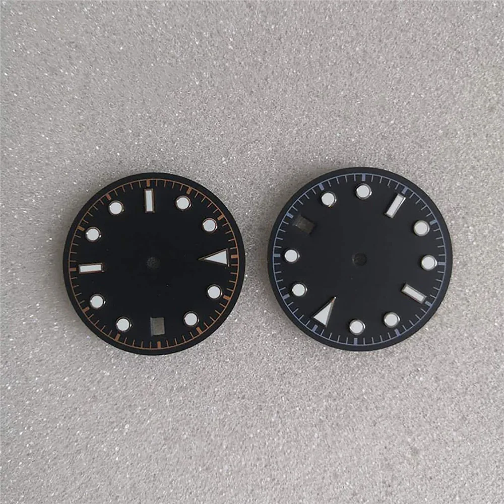 

30.5mm Watch Dial Blue Luminous for N395 Automatic Movement Watch Dial Repair Parts